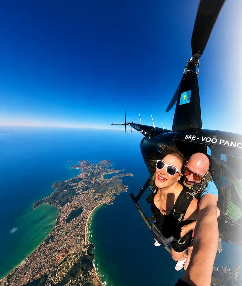 VIP-Helikoptersprung 360°