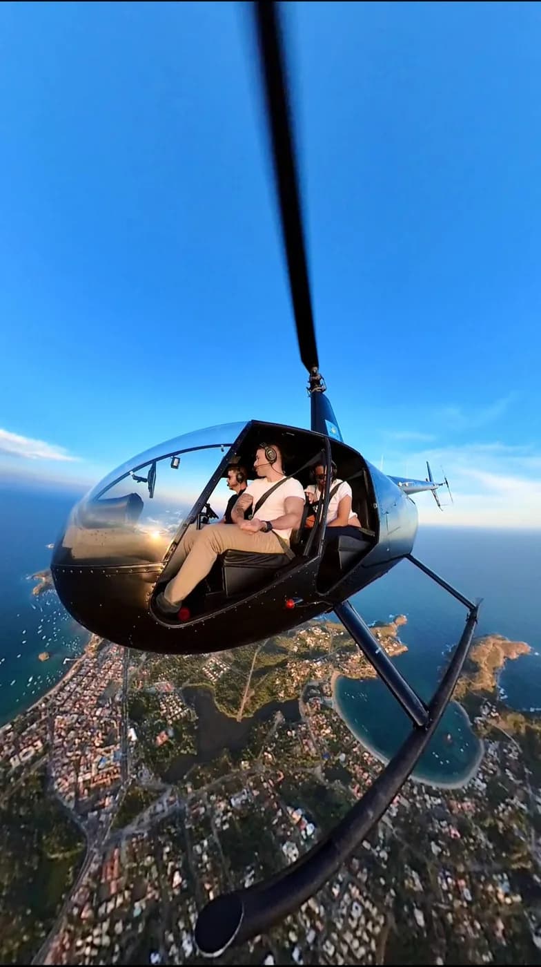 VIP-Helikoptersprung